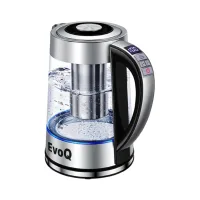 EvoQ Kettle 1.8L - Power 220-240V, 50/60Hz, 1500W, Features Automatic/Manual Switch Off, Digital Button EKT - 18DG