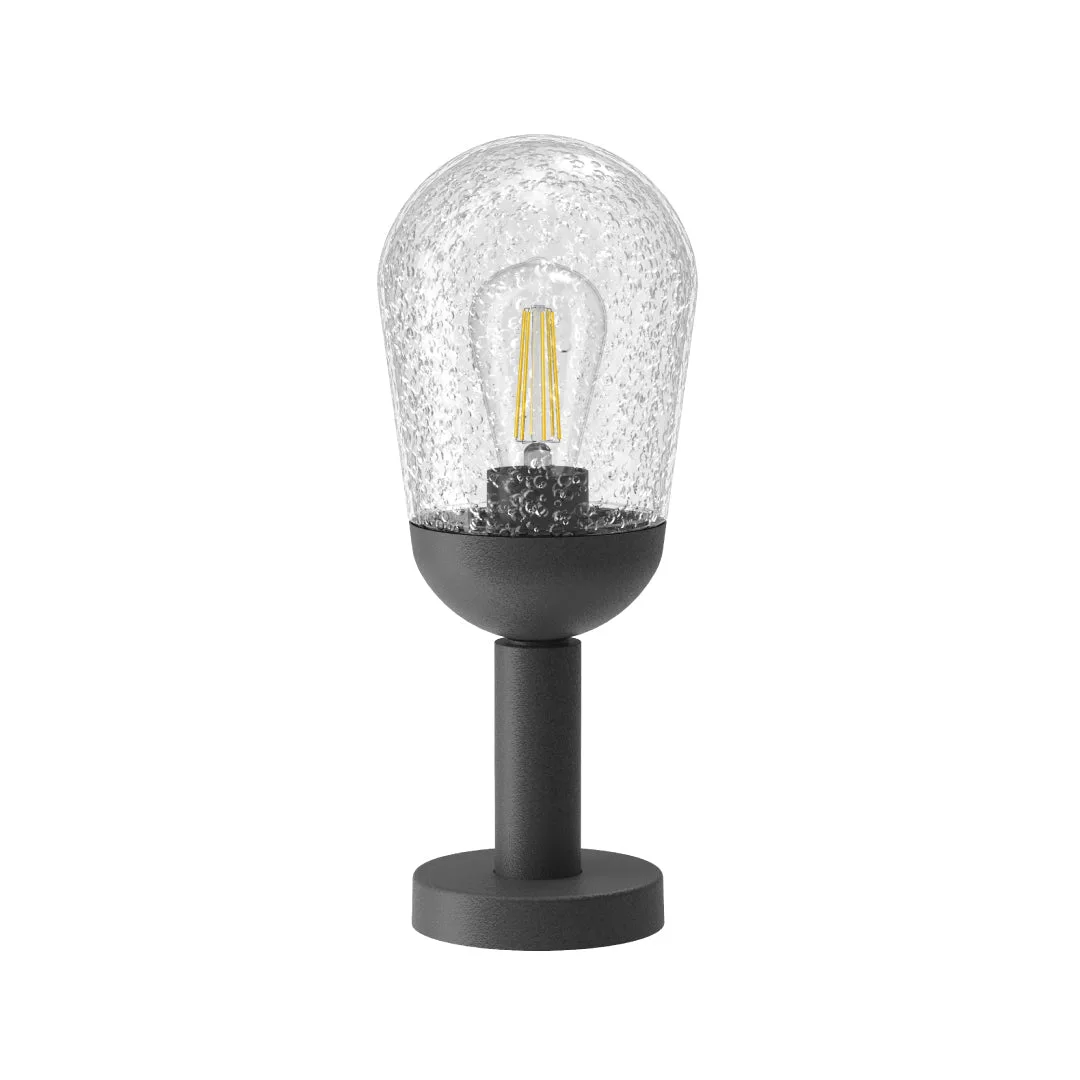 Tronic Aluminum Fitting LED Stand With Clear Speckled Glass