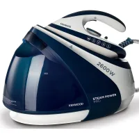 Kenwood Steam Iron Station 1.8l Tank Ceramic Sole Plate 2600w Ssp70.000wb - Removable Water Tank Automatic Sitch Off 140G Per Min Steam Output