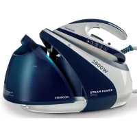 Kenwood Steam Iron Station 1.8l Tank Ceramic Sole Plate 2600w Ssp70.000wb - Removable Water Tank Automatic Sitch Off 140G Per Min Steam Output