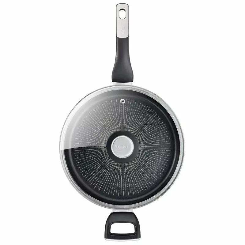 Tefal Unlimited Sautepan 26cm Non Electric G2553302 aluminium material heat indicator thermo signal titanium coating made in france