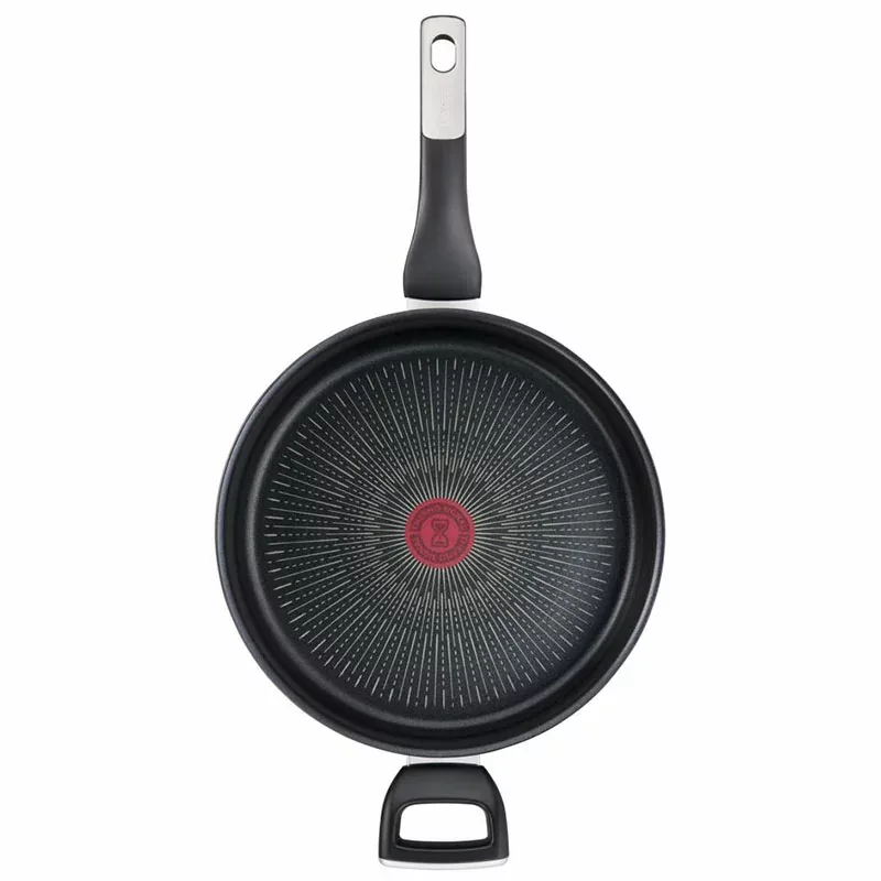 Tefal Unlimited Sautepan 26cm Non Electric G2553302 aluminium material heat indicator thermo signal titanium coating made in france