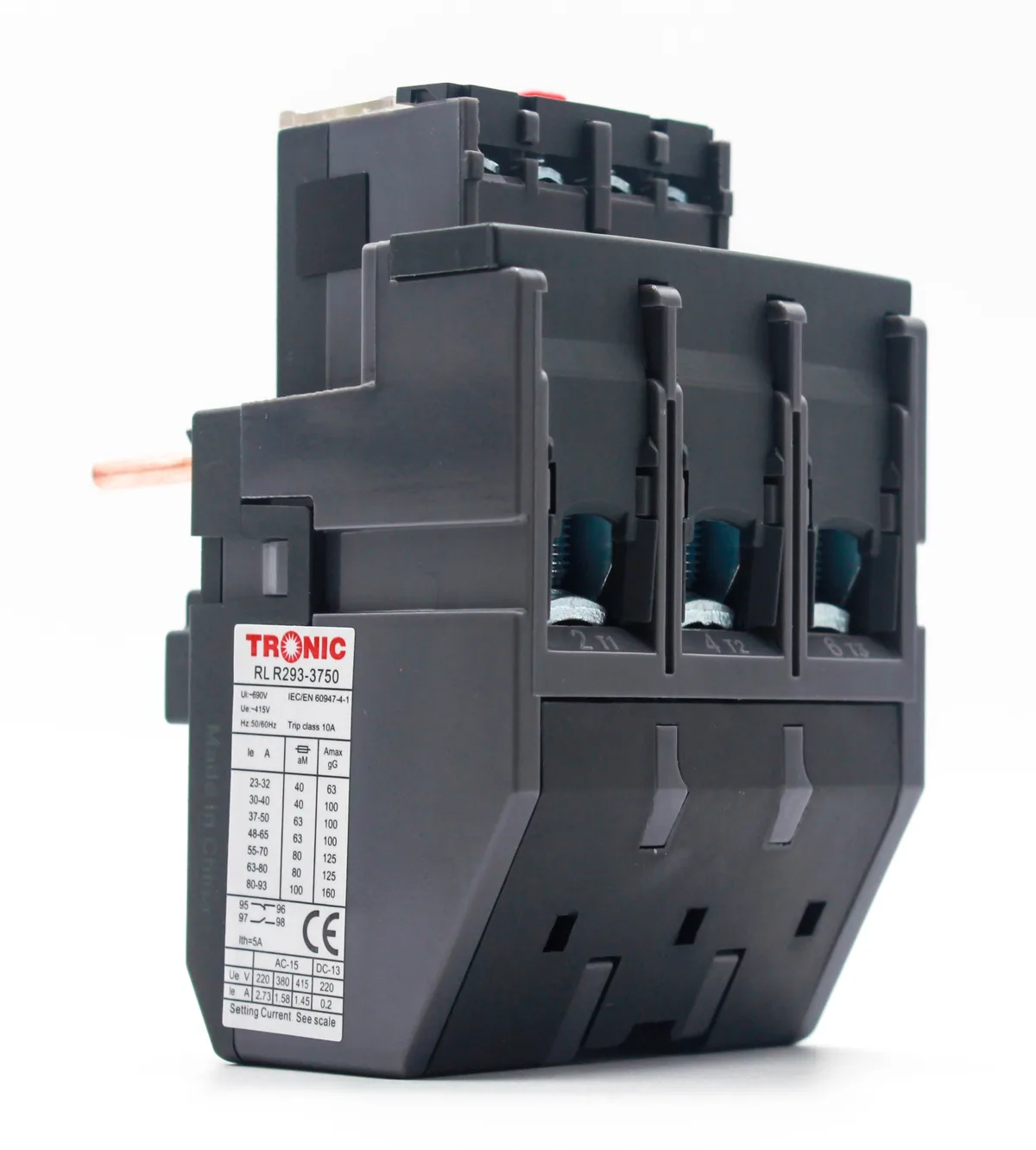 Tronic Thermal Overload Relay 37-50Amps