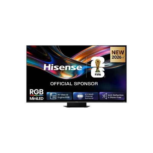 Hisense TV UHD 4K Mini-LED ULED, 85-inch, 180Hz, 4000 Nits Peak Brightness, Dolby Vision, Dolby Atmos, Wi-Fi 6E, Bluetooth 5.4 85UR9S
