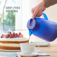 Tefal Mambo Jug Thermose 1.0l Leak Proof K3033112 plastic body material screw lid lock system vacuum glass liner made in germany