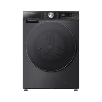 Hisense Washing Machine 12kg, Front Load Auto Dosing, Auto Wash, Steam Wash Titanium WF5S1245BB