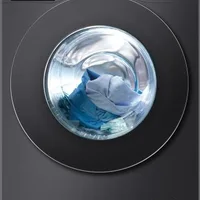 Hisense Washing Machine 12kg, Front Load Auto Dosing, Auto Wash, Steam Wash Titanium WF5S1245BB