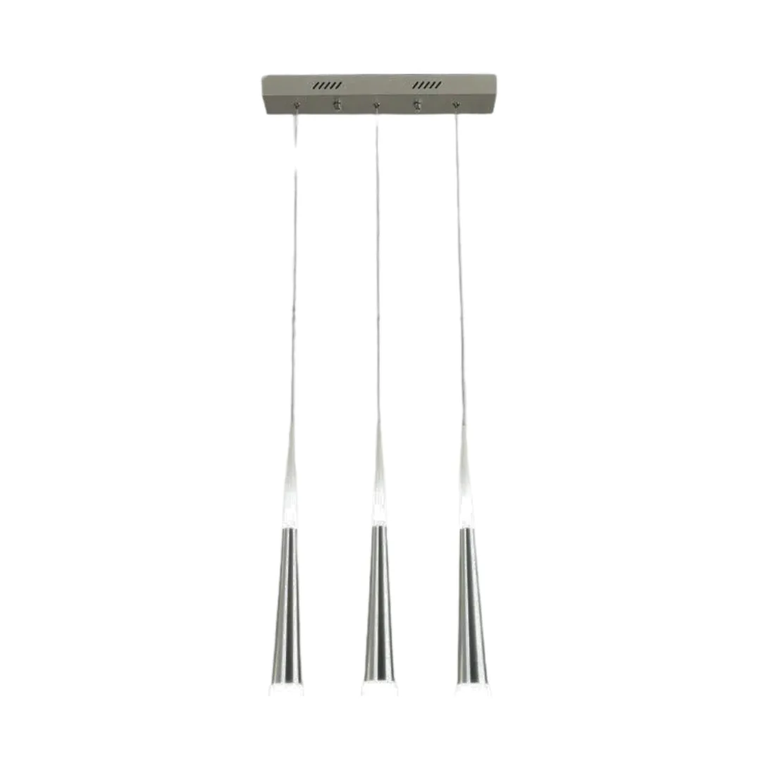 Tronic Acrylic Modern 3 LED Warm White Hanging Light