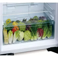 Hitachi Refrigerator 550L 2 Doors No Froast Dual Fan Cooling, Nano Titanium filter, Stabilizer Free, LED Light, Touch screen controller, Tempered Glass Shelves Black and Silver HRTN8565DFBBKET