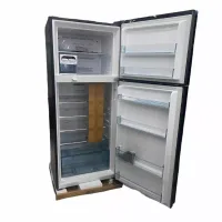 Hitachi Refrigerator 550L 2 Doors No Froast Dual Fan Cooling, Nano Titanium filter, Stabilizer Free, LED Light, Touch screen controller, Tempered Glass Shelves Black and Silver HRTN8565DFBBKET