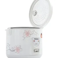 Nikai Rice Cooker 1.8L Keep Warm Function Teflon Coated Inner Pot 762W NR674N3 Plastic Steamer Double Thermostat Control Detachable Power Cord