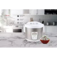 Nikai Rice Cooker 1.8L Keep Warm Function Teflon Coated Inner Pot 762W NR674N3 Plastic Steamer Double Thermostat Control Detachable Power Cord