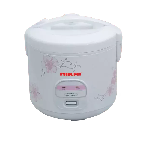 Nikai Rice Cooker 1.8L Keep Warm Function Teflon Coated Inner Pot 762W NR674N3 Plastic Steamer Double Thermostat Control Detachable Power Cord