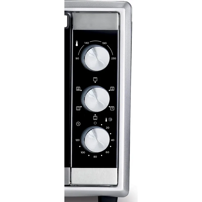 Kenwood Oven Electric 56l with Rosting Function 2200w Mom56.000ss - 120 Mins Timer Stainless Steel Heating Elements Inner Light