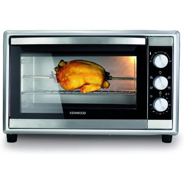 Kenwood Oven Electric 56l with Rosting Function 2200w Mom56.000ss - 120 Mins Timer Stainless Steel Heating Elements Inner Light