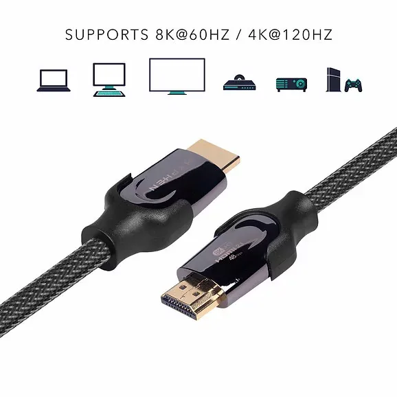 Hyphen HDMI 2.1 Ultra High Speed Cable 8K 3m HCB-HDMI304670