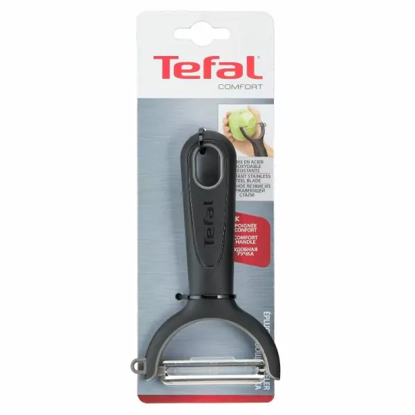 Tefal Comfort Y Peeler High Resistance Stainless Steel Blade Comfort Handle Ergonomic Design K1291814