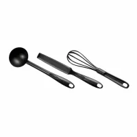 Tefal Bienvenue Kitchen Tools 3pc Set Ladle, Whisk & Spatula Heat Resistance K001S314
