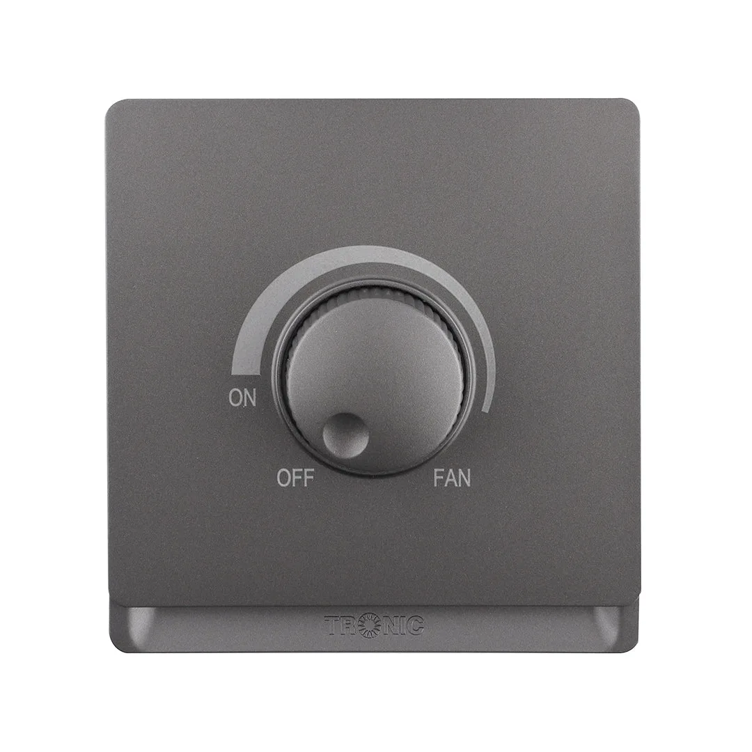 Tronic Grey Fan Dimmer Switch