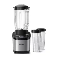 Philips High Speed Blander 7000 Series 2L 1500W with 1.8L Glass Jar, 12 Speed & Pulse, Ice Crushing, 2 BPA-free Tritan Tumblers HR3760