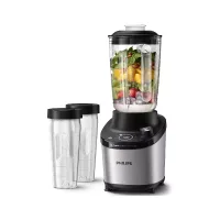 Philips High Speed Blander 7000 Series 2L 1500W with 1.8L Glass Jar, 12 Speed & Pulse, Ice Crushing, 2 BPA-free Tritan Tumblers HR3760