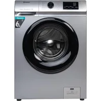 Hisense Washing Machine 6kg Automatic Front Load, Snowflake Drum, Self-Clean Function, Silver WFVC6010S