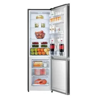 Hisense Refrigerator 263L, Bottom Freezer, Water Dispenser, Defrost Cooling, A+ Energy Class, LED Light, Black Mirror H370BMIB-WD