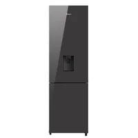 Hisense Refrigerator 263L, Bottom Freezer, Water Dispenser, Defrost Cooling, A+ Energy Class, LED Light, Black Mirror H370BMIB-WD