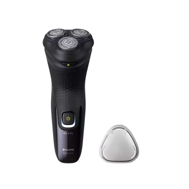 Philips Wet & Dry Electric Shaver 3000X Series with ComfortCut Blades, 3D Floating Heads, Anti-Corrosion Shaving System X3021