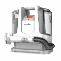 Decakila Vacuum Steam Cleaner 400W Domestic 1.1L Portable Spot Cleaner Machine with Deep Cleaning Upholstery Sprayer for Couch Stain Removal, Carpet Cleaner for Home and Office CEVC006W
