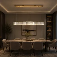 Tronic Linear Crystal LED Pendant Light