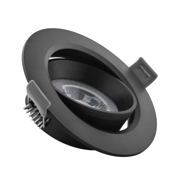 Tronic Spotlight DOB 5W 75mm Black Daylight White