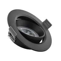 Tronic Spotlight DOB 5W 75mm Black Daylight White