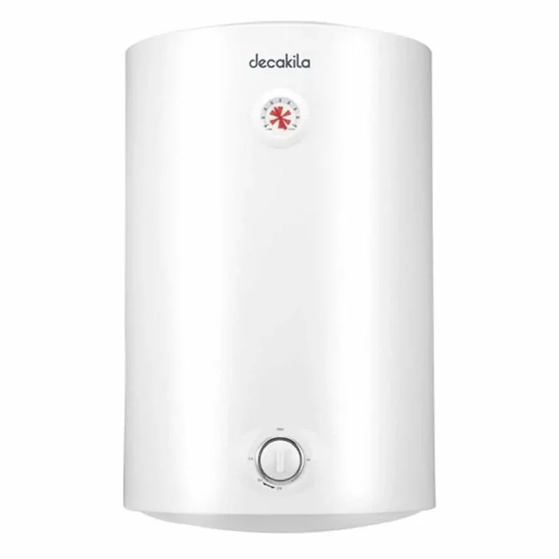Decakila Water Heater 100l Electric with Storage Vertical Installation 1500w Kewh010w spcc metal body 316l heating element multifunctional safety valve longer life tank