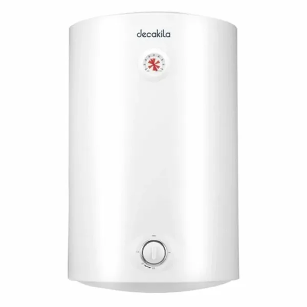 Decakila Water Heater 100l Electric with Storage Vertical Installation 1500w Kewh010w spcc metal body 316l heating element multifunctional safety valve longer life tank