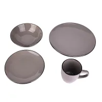 Nadstar Dinner Set 16pcs Porcelain Mug 4pcs , Plate 4pcs , Bowl 4pcs , Soup Plate 4pcs 2023024