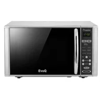 EvoQ Digital Microwave Oven with Grill 30L 900W Microwave Power, 1100W Grill Power, Mirror Glass Finish, 11 Power Levels & Chromed Handle EWM 302DG