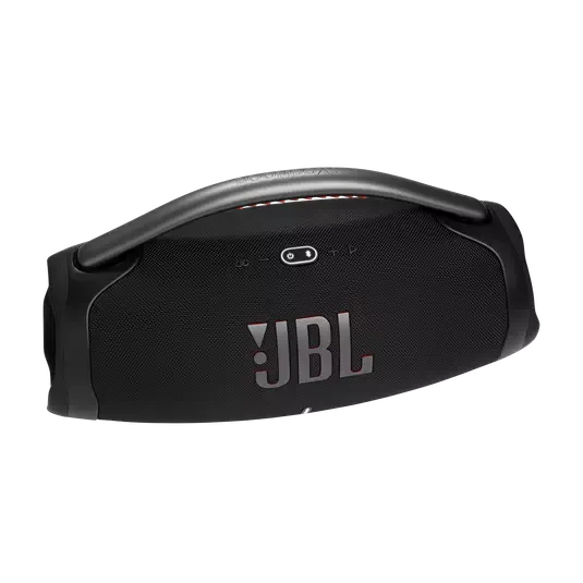 JBL Speakers 240W, RMS Portable Bluetooth Speaker with IPX7 Waterproof Design, DJ App for Smartphone Control, Wireless Bluetooth to Connect 2 Device at a Time BOOMBOX 3 BLK/SQD