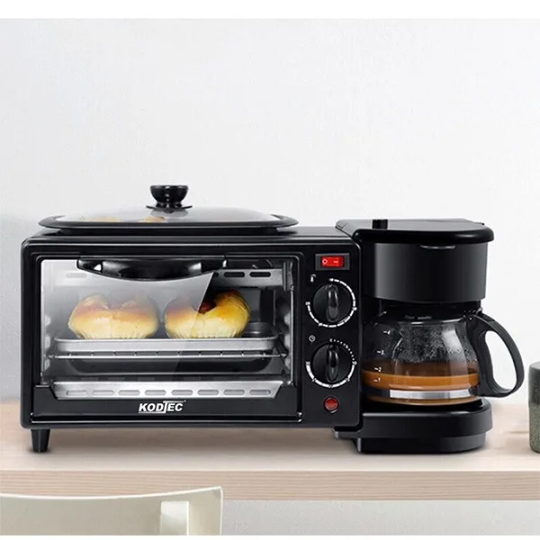 Kodtec Breakfast Maker 3in1 9L 1250W Oven, Grill & Kettle KT-3709BM 2 Kodtec Breakfast Maker 3in1 9L 1250W Oven, Grill & Kettle KT-3709BM
