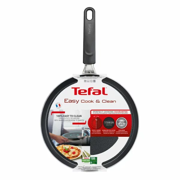 Tefal Easy Cook Pancake Pan 25cm Thermo Signal 100% Safe B5541002