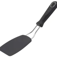 Tefal Comfort Flex Angle Spatula High-Heat Resistance Scratch-Free for Cookware Dishwasher-Safe Ergonomic Design Black Plastic K1290314