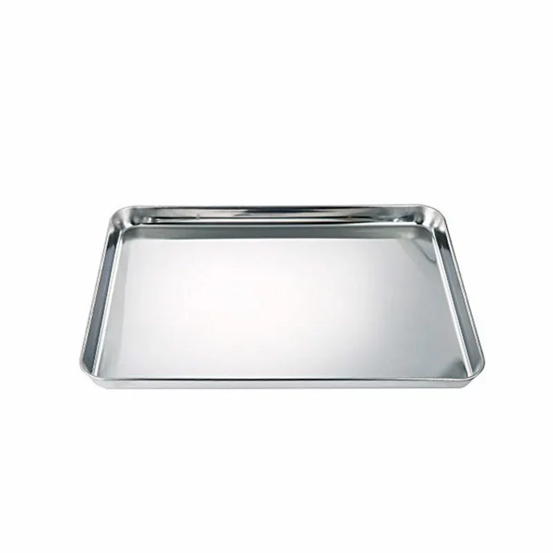 Nadstar Aluminium Square Tray 12" Cake Moulds, Rectangle Baking Tray, Deep Oven Pan for Lasagna, Brownie, Pizza, Heavy Duty, Anti-Rust, Easy Clean No16