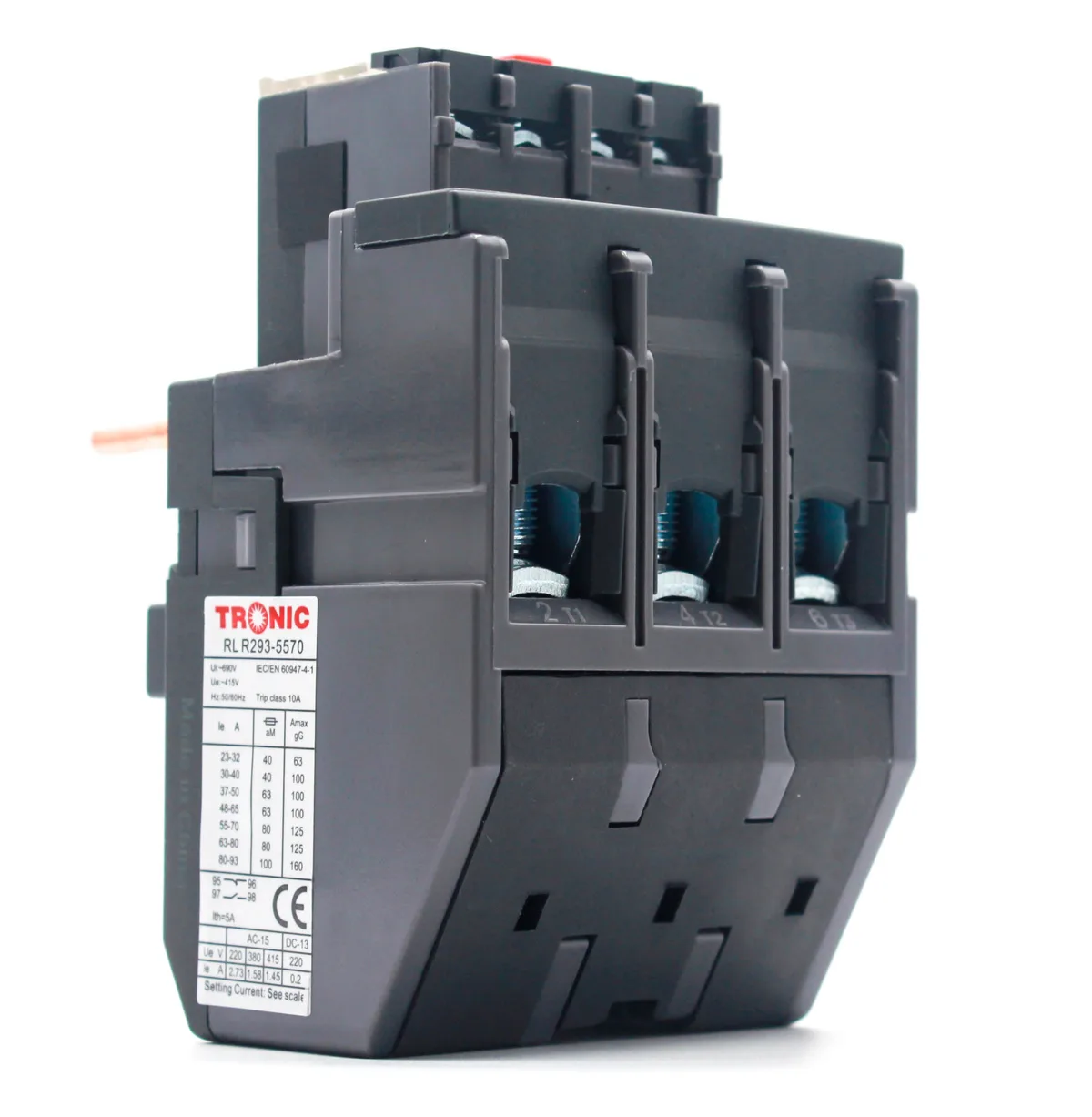 Tronic Thermal Overload Relay 55-70Amps