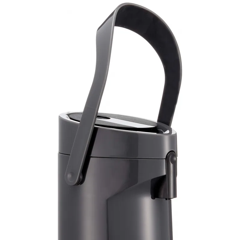 Tefal Thermose 1.9l Pump Leak Proof 12h Hot and 24h Cold Temperature Control K3140114 - Polypropylene Body Material Removable Lid Vacuum Glass Liner