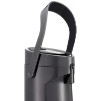 Tefal Thermose 1.9l Pump Leak Proof 12h Hot and 24h Cold Temperature Control K3140114 - Polypropylene Body Material Removable Lid Vacuum Glass Liner