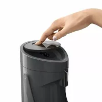 Tefal Thermose 1.9l Pump Leak Proof 12h Hot and 24h Cold Temperature Control K3140114 - Polypropylene Body Material Removable Lid Vacuum Glass Liner