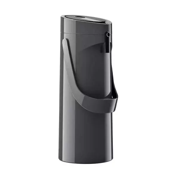 Tefal Thermose 1.9l Pump Leak Proof 12h Hot and 24h Cold Temperature Control K3140114 - Polypropylene Body Material Removable Lid Vacuum Glass Liner