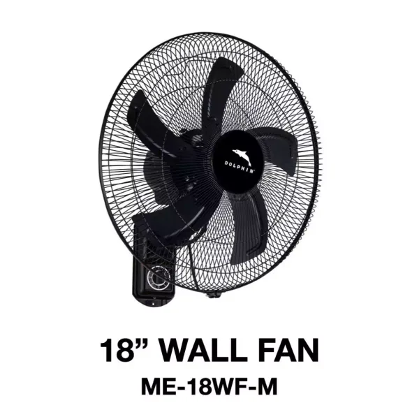 Dolphin Wall Fan w/ & Speed 18WF