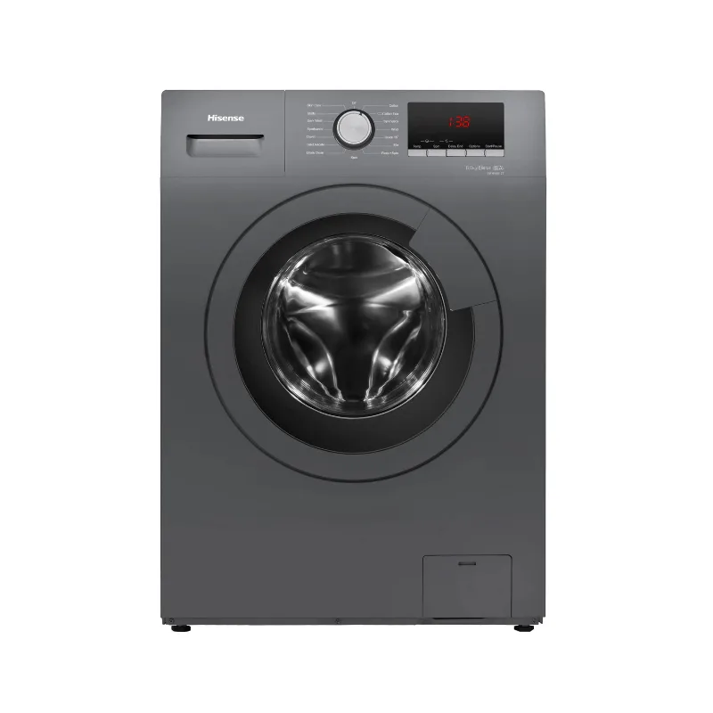 Hisense Washing Machine 7kg, Front Load Pure Jet Wash Stream Technology, Allergy Steam Care, Durable Inverter Snowflake Drum Silver WFQP7012VMT