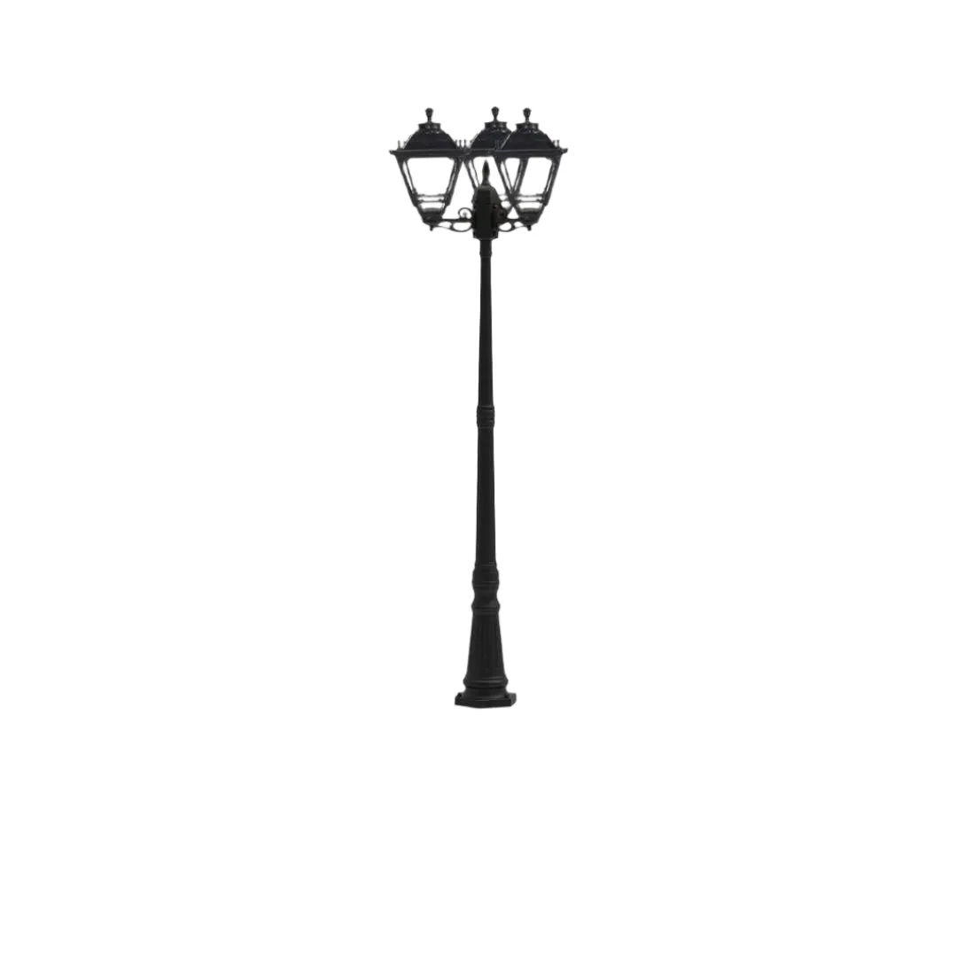 Tronic Ornamental Bollard LL 907P-20-03-Black